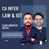 CA Inter Law & IDT | Exam-Oriented Batch by CA Shubham Singhal & CA Vishal Bhattad | For Jan 26 Exams
